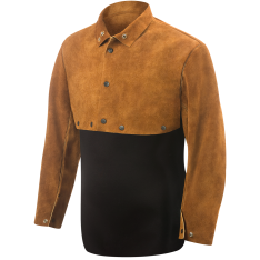 9210 Premium Side Split Cowhide Welding Cape Sleeves (Without Bib)