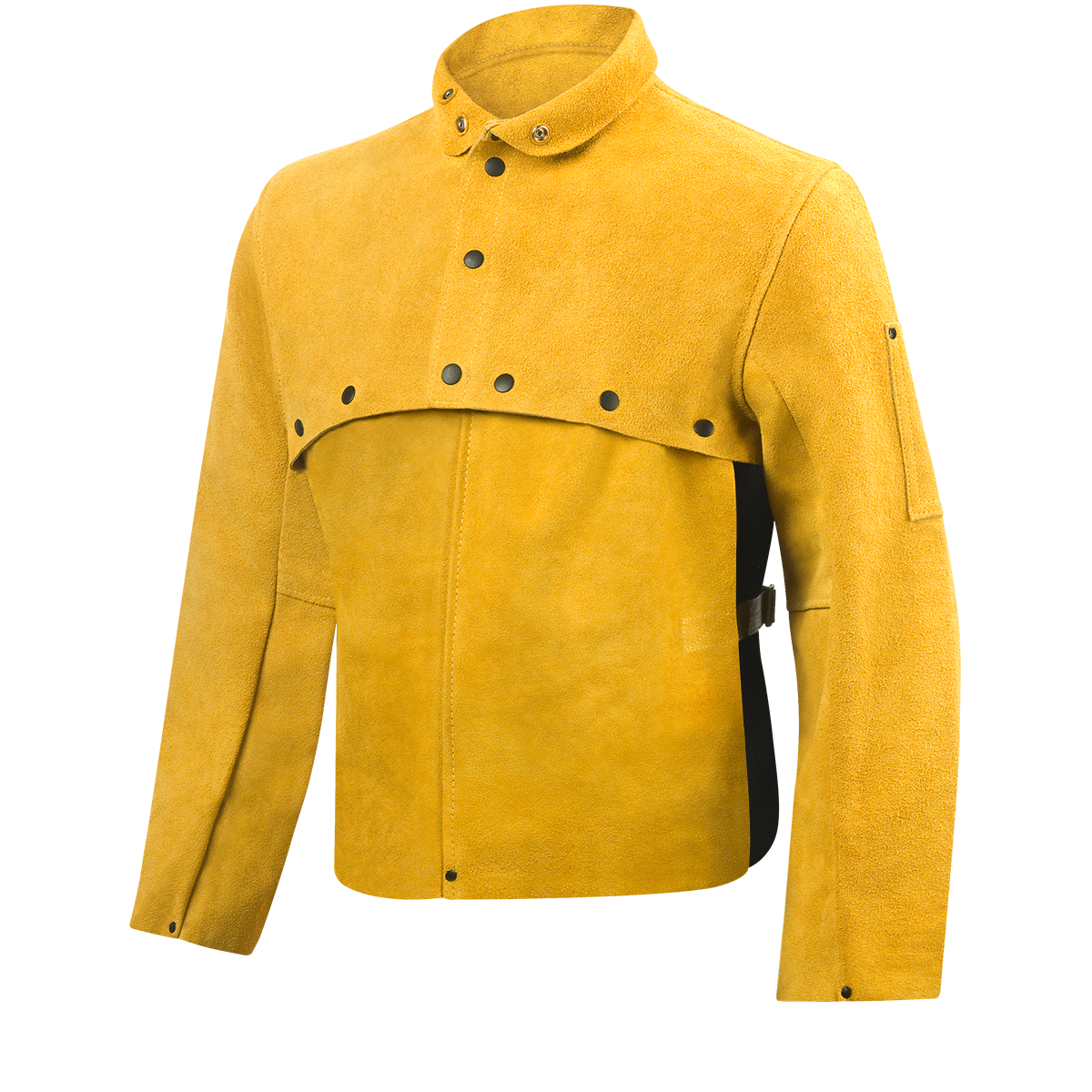 Steiner 8212 Quality Side Split Cowhide Welding Cape Sleeves With 14" Bib