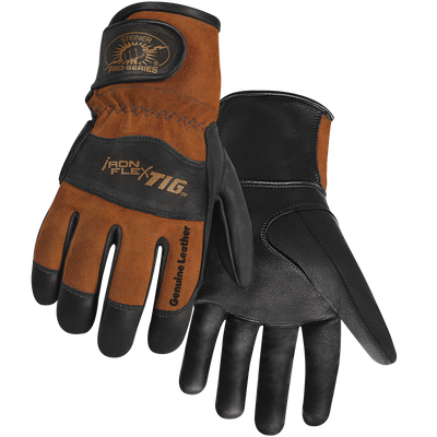 Steiner 0262 Pro-Series™ IronFlex® TIG Premium Kidskin With Reverse Kidskin Back TIG Welding Gloves 