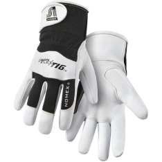 0263 Ironflex Tig Premium Kidskin With Nomex Back Tig Welding Gloves Poly Lined Back Adjustable Cuff