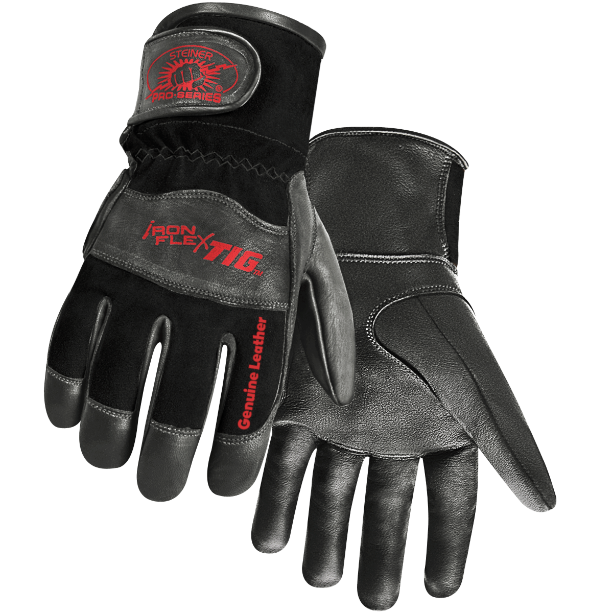 Steiner 0265 Pro-Series™ IronFlex® TIG Premium Kidskin With Reverse Kidskin Back TIG Welding Gloves 