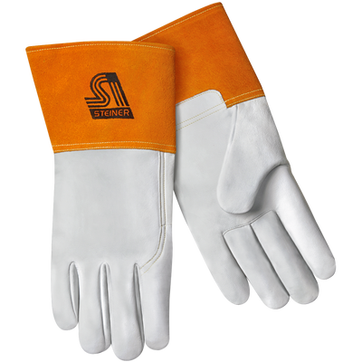 Steiner 0227 SensiTIG™ Top Grain Goatskin TIG Welding Gloves - Unlined, Long Cuff (Pair)