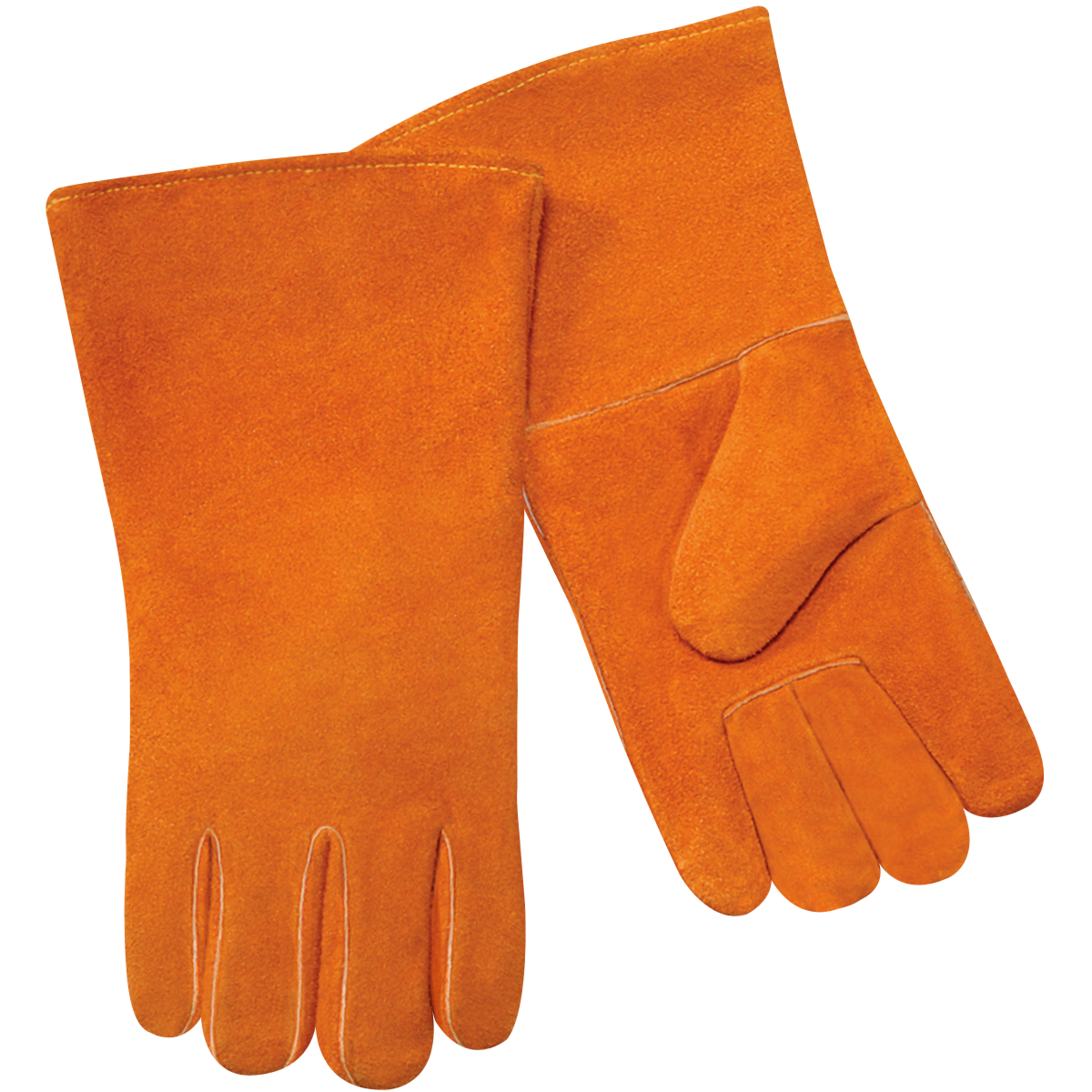 Steiner 02108 Economy Split Cowhide Stick Welding Gloves - Cotton Lined, Polyester Sewn (Pair)
