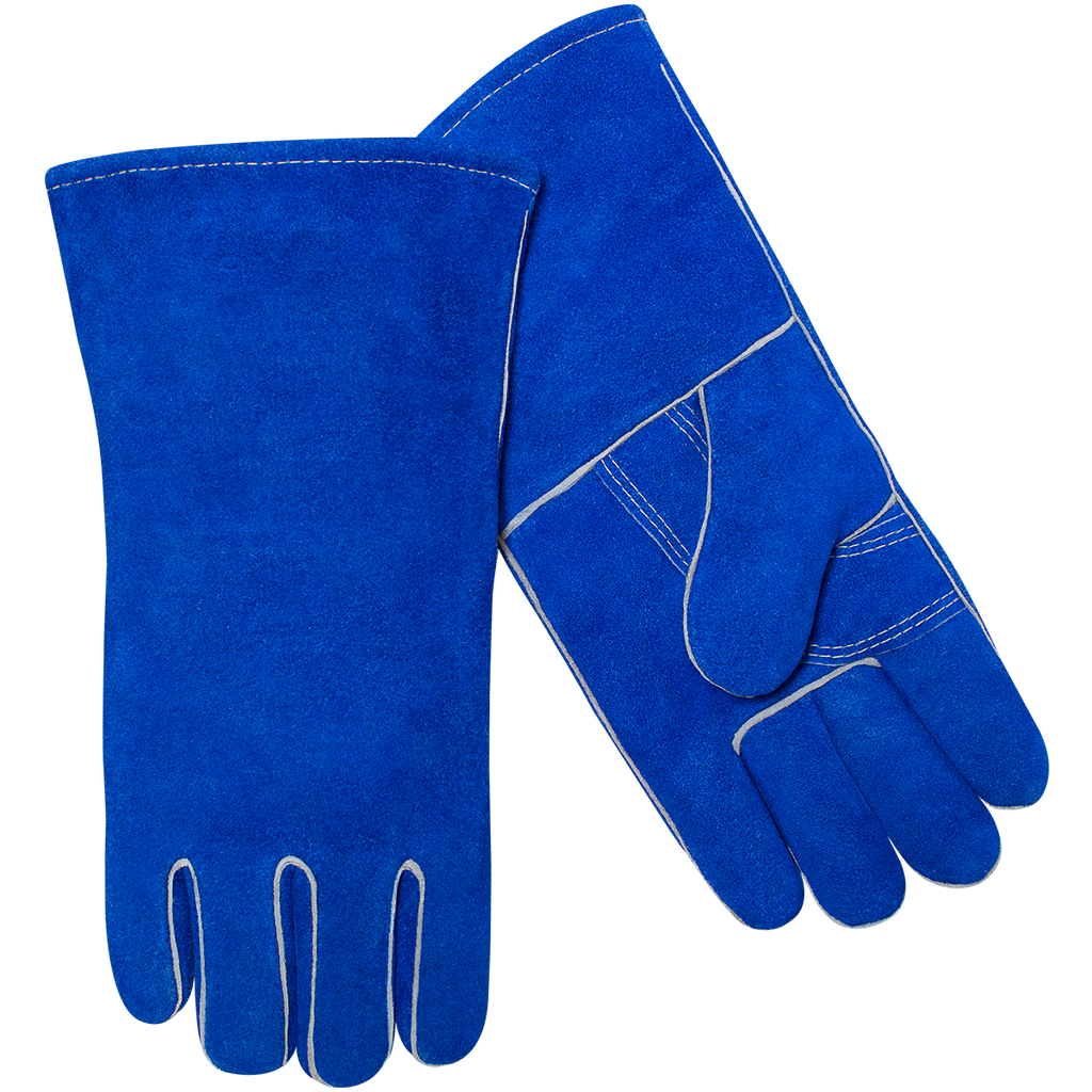 Steiner 02509 Economy Shoulder Split Cowhide Stick Welding Gloves - Cotton Lined, Polyester Sewn (Pa