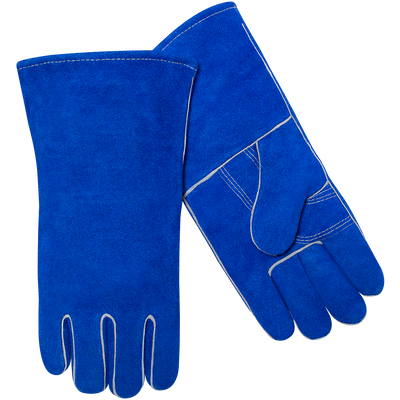 Steiner 02509 Economy Shoulder Split Cowhide Stick Welding Gloves - Cotton Lined, Polyester Sewn (Pa