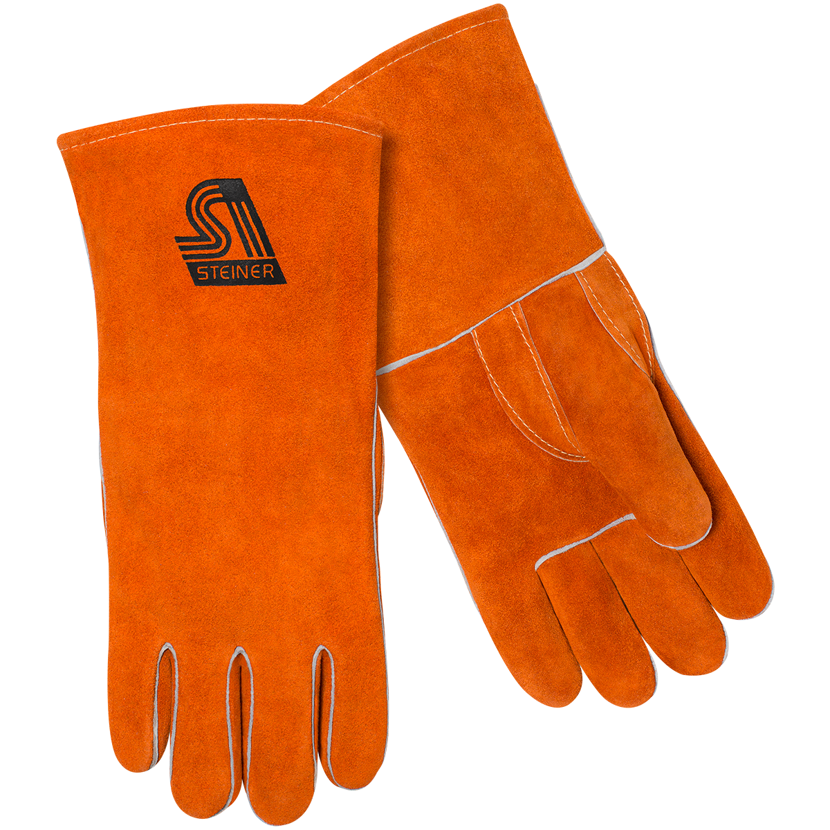 Steiner 2110Z Standard Shoulder Split Cowhide Stick Welding Gloves - Cotton Lined, Straight Thumb (P