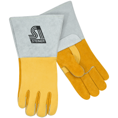 8502 Premium Grain Elkskin Back, Reverse Grain Elkskin Palm Stick Welding Gloves - ThermoCore™ Foam 