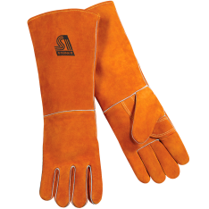 21923 Standard Shoulder Split Cowhide Stick Welding Gloves - 23" Length, ThermoCore™ Foam Lined (Pai