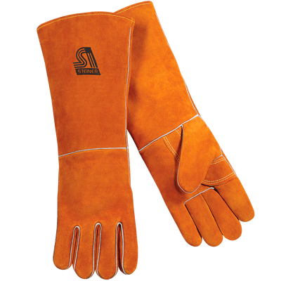 Steiner 21923 Standard Shoulder Split Cowhide Stick Welding Gloves - 23