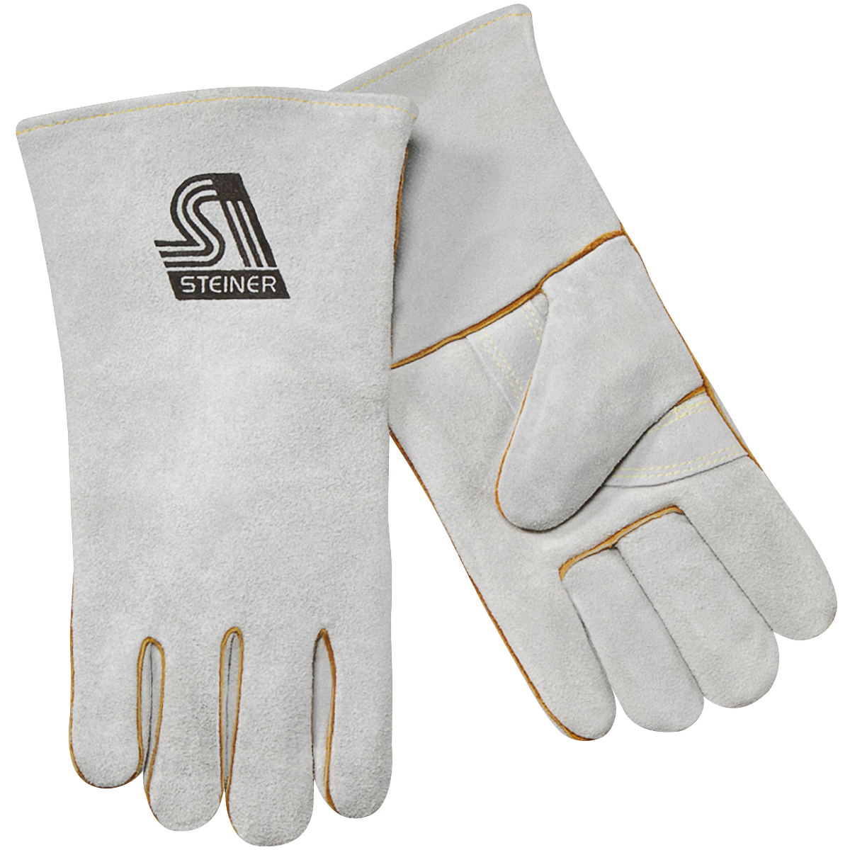 Steiner 2219Y Standard Shoulder Split Cowhide Stick Welding Gloves - ThermoCore™ Foam Lined (Pair)