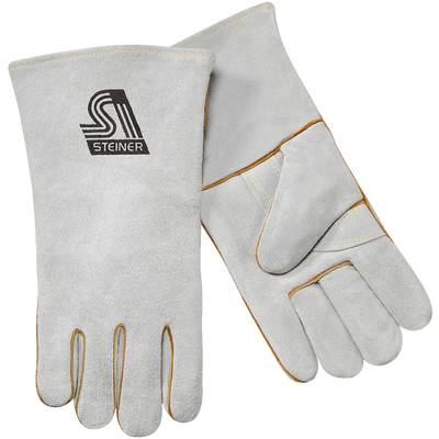 Steiner 2219Y Standard Shoulder Split Cowhide Stick Welding Gloves - ThermoCore™ Foam Lined (Pair)