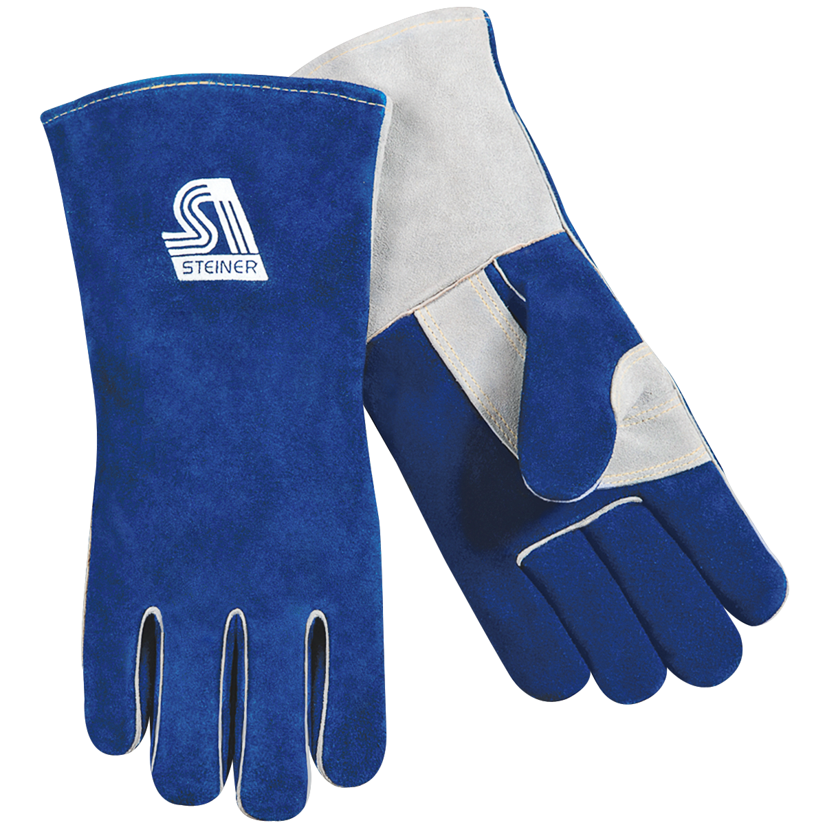 Steiner 2419B Premium Side Split Cowhide Stick Welding Gloves - ThermoCore™ Foam Lined (Pair)