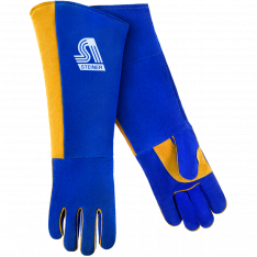 2519BLC Premium Side Split Cowhide Stick Welding Gloves - 21" Length, ThermoCore™ Foam Lined (Pair)