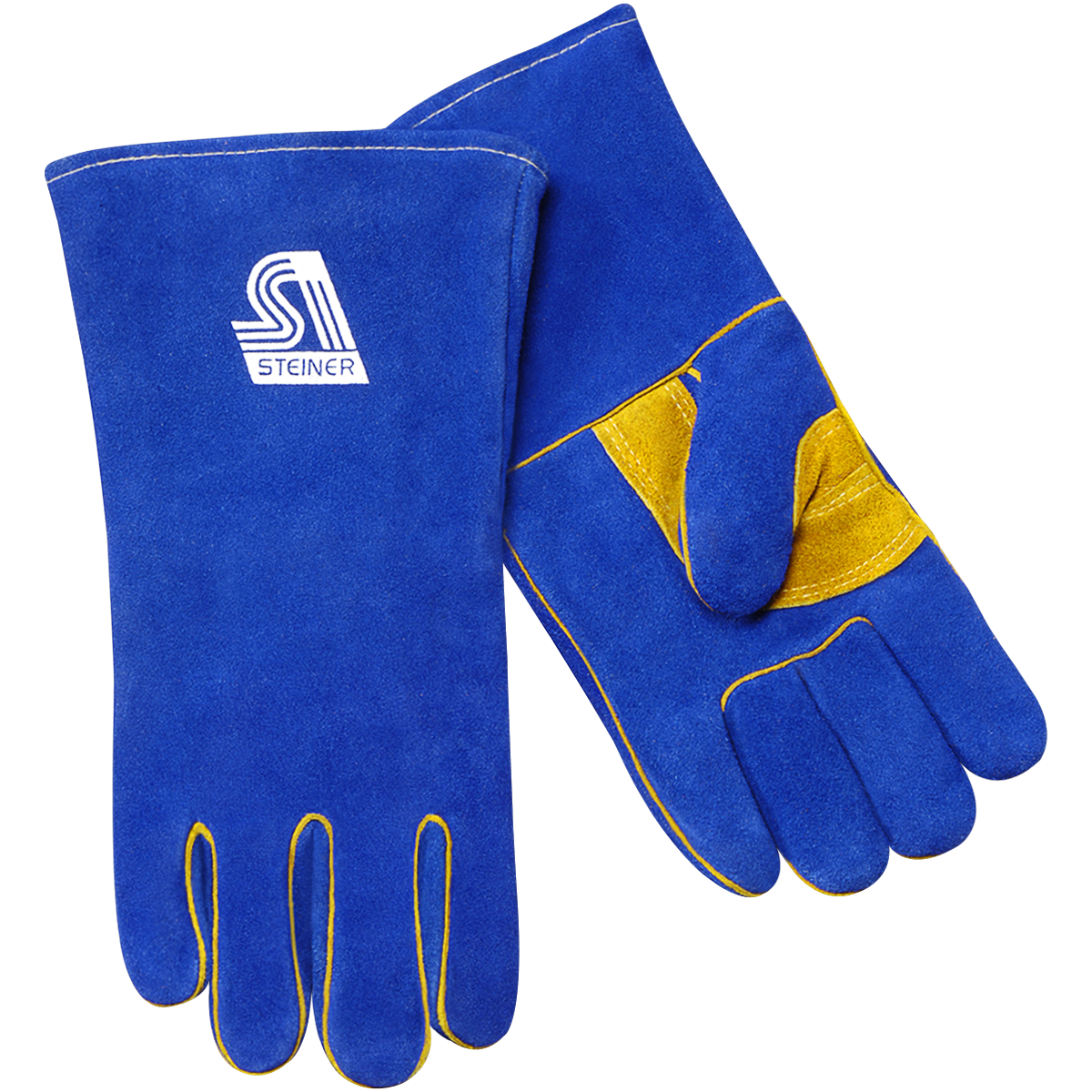 Steiner 2519B Premium Side Split Cowhide Stick Welding Gloves - ThermoCore™ Foam Lined (Pair)