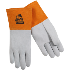 0220 Premium Split Deerskin TIG Welding Gloves - Unlined, Long Cuff (Pair)