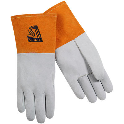 Steiner 0220 Premium Split Deerskin TIG Welding Gloves - Unlined, Long Cuff (Pair)