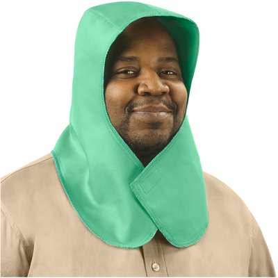 Steiner 11301 9 oz FR Cotton Hood With Neck Drape - Green