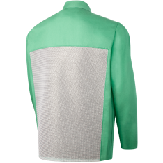 1030MB 9 oz FR Cotton Jacket with FR Polyester Mesh Back - 30" Green