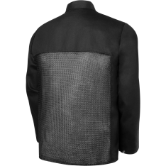 1080MB 9 oz FR Cotton Jacket with FR Polyester Mesh Back - 30" Black