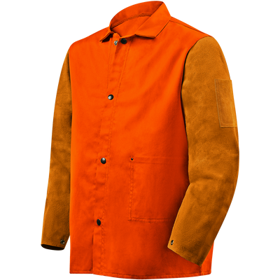 Steiner 1250 Weldlite Plus™ Hybrid 9 oz FR Cotton With Leather Sleeves Jacket - 30