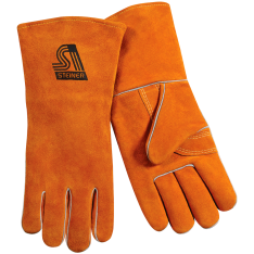 2119YW Standard Shoulder Split Cowhide Stick Welding Gloves - ThermoCore™ Foam Lined (Pair)
