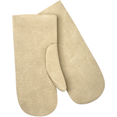 Steiner 07115 35 oz Vermiculite Coated Fiberglass Thermal Protective Mittens, Wool Insulated Lining, 14