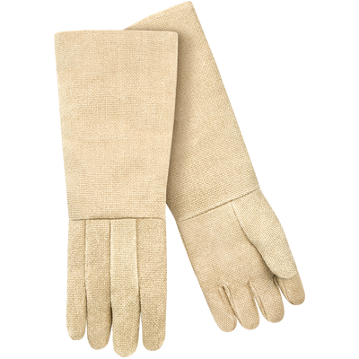 Steiner 07123 35 oz Vermiculite Coated Fiberglass Thermal Protective Gloves, Wool Insulated Lining, 23
