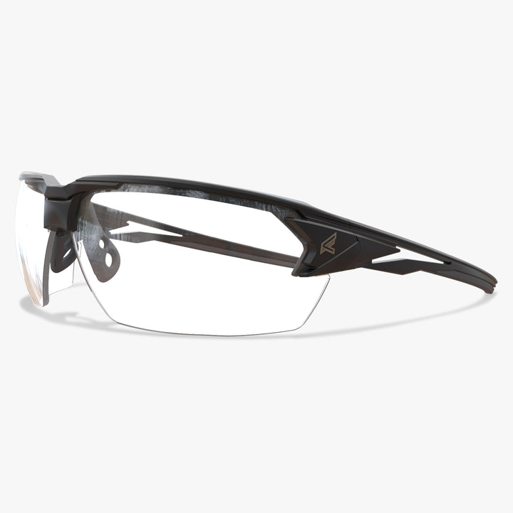 Edge Eyewear Pumori XP411VS Matte Black Frame Color, Clear Vapor Shield Lens Color Safety Glasses