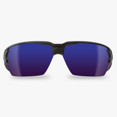 Edge Kazbek - Polarized Aqua Precision Blue Safety Glasses