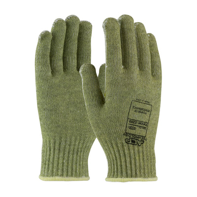 a pair of kevlar blended work gloves with cotton lining