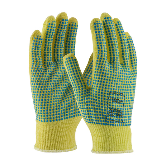 PIP 08-K200PDD Kut Gard Seamless Knit Kevlar with Double-Sided PVC Dot Grip Safety Glove (One Dozen)