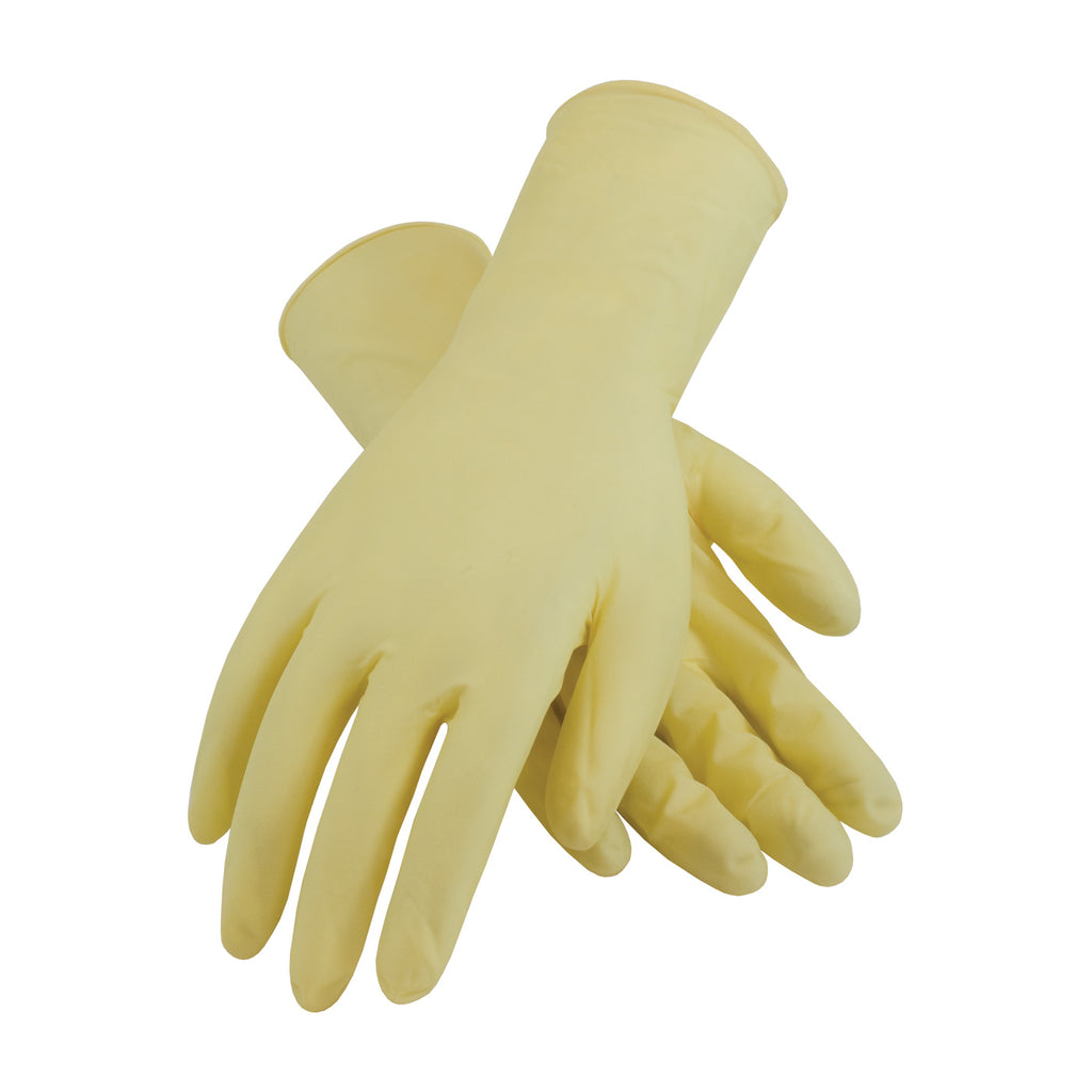 CleanTeam 100-323000 12" Single Use Class 100 Cleanroom Latex Glove with Fully Textured Grip (One Dozen)