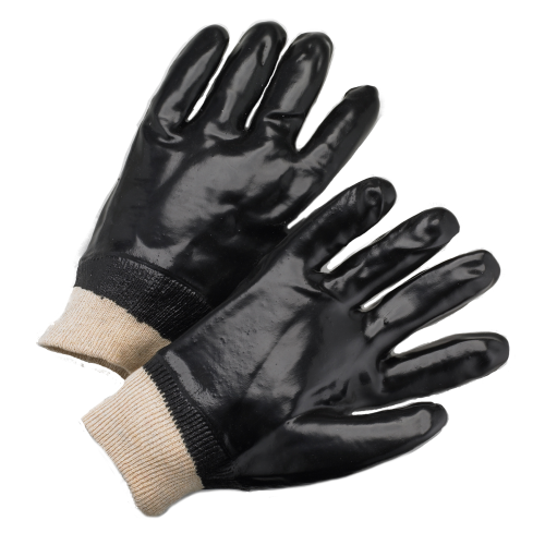 West Chester 1007 PVC Dipped with Interlock Liner and Smooth Finish Knit Wrist Gloves (One Dozen)