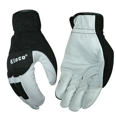 Kinco 103 Pro Series Mechanics Unlined Pearl Premium Goatskin and Synthetic Hybrid Drivers Gloves (3 Pair)
