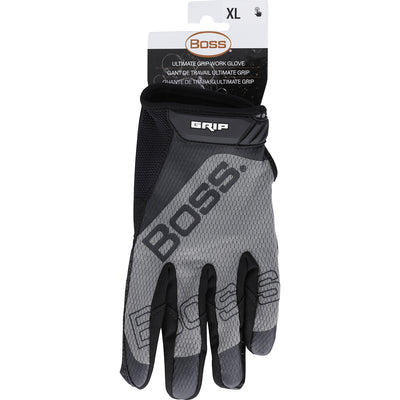 Boss 120-MG1220T Synthetic Microfiber Palm with Silicone Grip and Mesh Fabric Back (One Dozen)