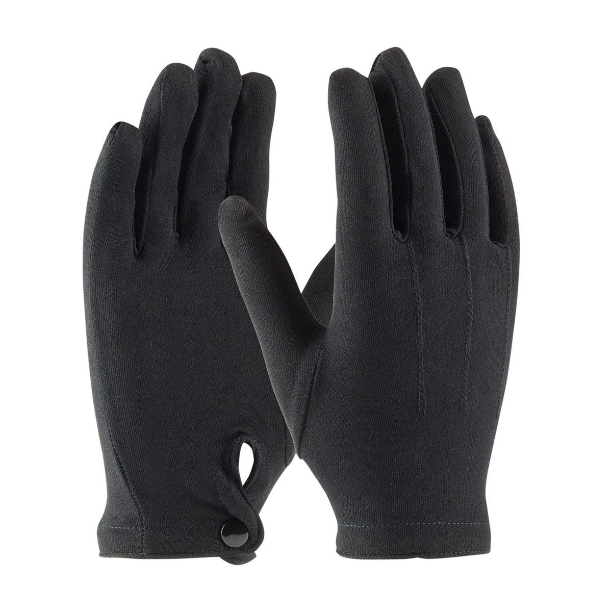 Cabaret 130-650BM 100% Stretch Nylon Dress with Raised Stitching on Back Snap Closure Safety Glove, Mens (One Dozen)
