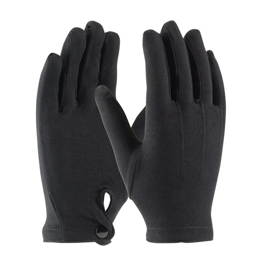 Cabaret 130-650BM 100% Stretch Nylon Dress with Raised Stitching on Back Snap Closure Safety Glove, Mens (One Dozen)