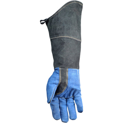Caiman 1508 18" Premium Split Cowhide MIG/Stick Welder's Glove with Fleece Lining w/ Scalloped Cuff Safety Glove (1 Pair)