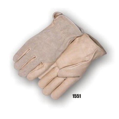 Majestic Grain Cowhide Split Drivers Gloves 1551 (one dozen)