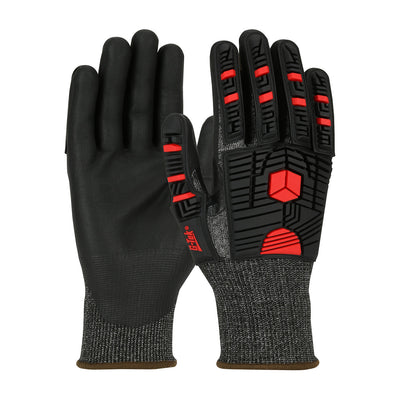 PIP 16-MP785 G-Tek PolyKor X7 Seamless Knit Blended with Impact Protection and NeoFoam Coated Safety Glove(One Dozen)