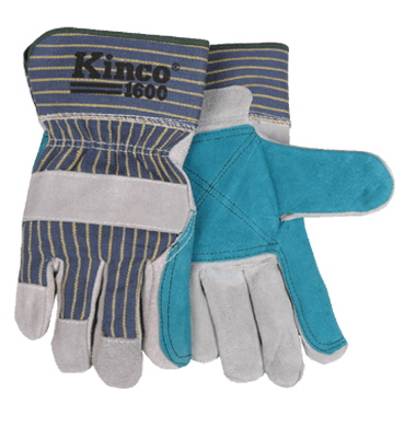 Kinco 1600 Premium Cowhide Double Palm Gloves (one dozen)