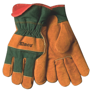 Kinco 1721GR Suede Russet Cowhide Heavy Fleece Thermal Insulation Gloves (3 Pair) - image 2