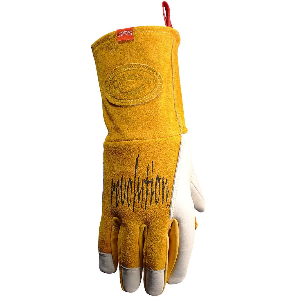 an insulated back welder's glove