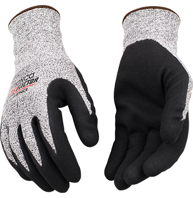 Kinco 1894CR Cut Resistant Tyrax Fiberglass Knit Shell Nitrile Coated Gloves (One Dozen)