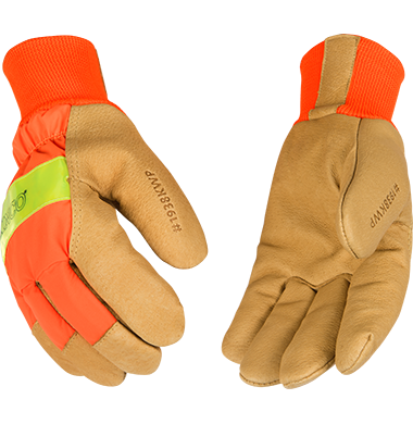 Kinco 1938KWP HydroFlector Waterproof Insert Grain Pigskin Thermal Insulation Gloves (3 Pair)