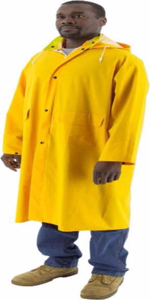 Majestic 7020 Hooded Waterproof Raincoat, 48"