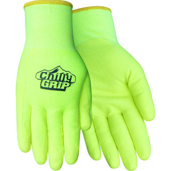 Chilly Grip Coated Gloves Red Steer A319 Medium / Green