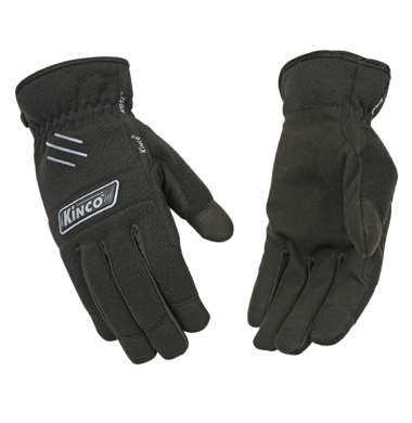 KincoPro 2012 Vented Polyester Fabric Back MiraX2 Suede Synthetic Leather Reinforced Palm Mechanics Gloves (3 Pair)