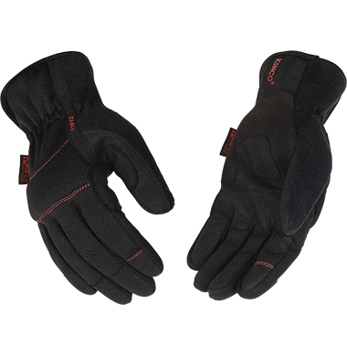 KincoPro 2012 Vented Polyester Fabric Back MiraX2 Suede Synthetic Leather Reinforced Palm Mechanics Gloves (One Dozen)