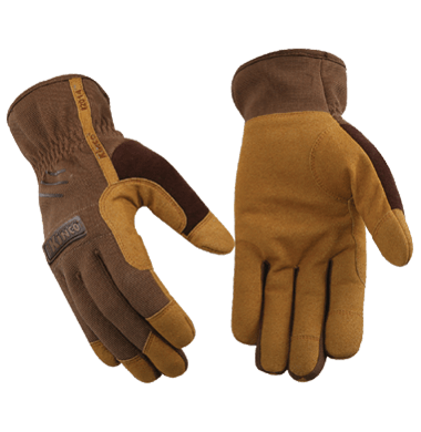 Kinco 2014 Polyester-Spandex Fabric Back MiraX2 TPR Impact Knuckle Protection Unlined Drivers Gloves (3 Pair)